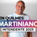 Con un doble blanco, Martiniano lanzó su campaña para volver a la intendencia