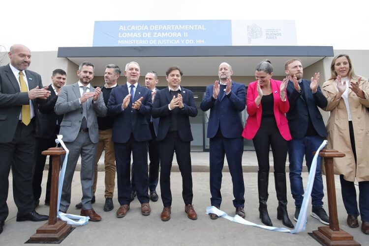Kicillof e Insaurralde inauguraron una nueva Alcaidía penitenciaria en Lomas de Zamora