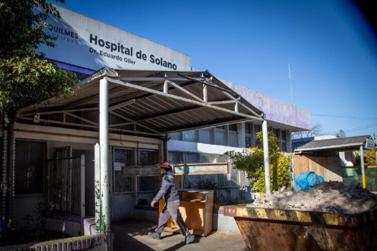 Comenzó la puesta en valor de la guardia del Hospital Oller de Solano