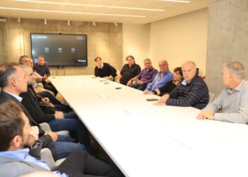 Grindetti propuso a empresarios una «gran reforma fiscal»