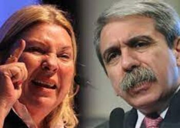 Aníbal Fernández y Lilita Carrió reconciliados por el diagnóstico