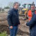 Cascallares recorrió las obras de urbanización de Solano