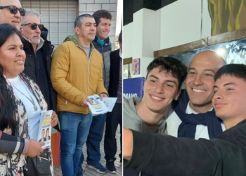 La interna de Juntos: Molina con jóvenes, Queijeiro de recorrida en Ezpeleta