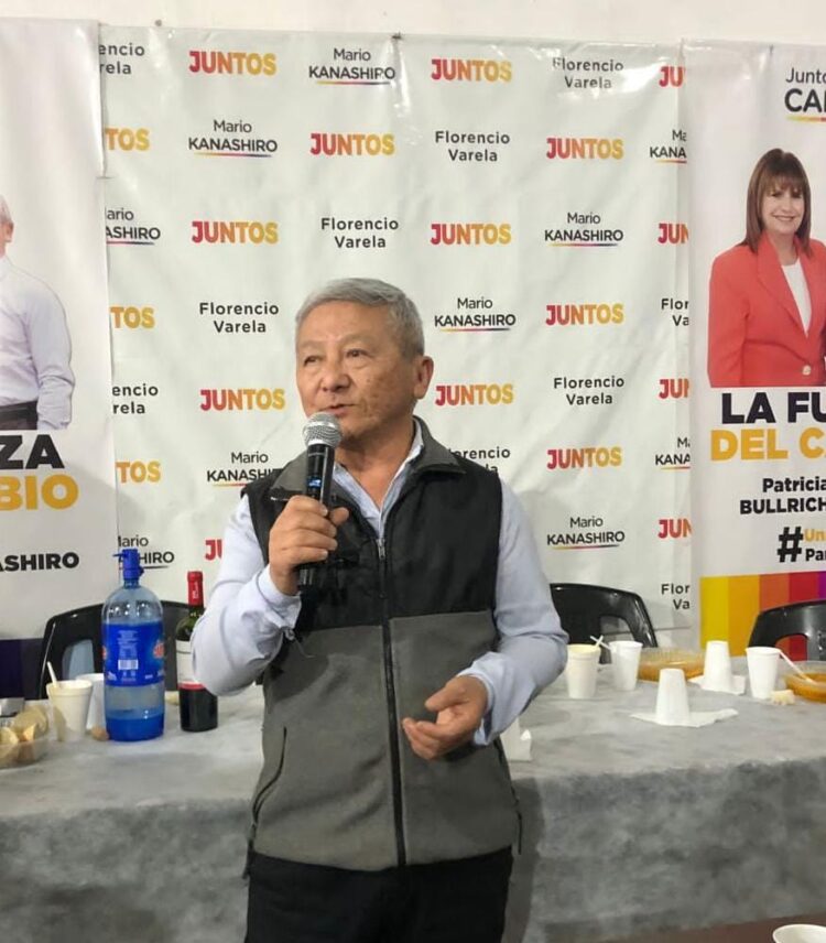 Kanashiro presentó su lista con un locro patrio