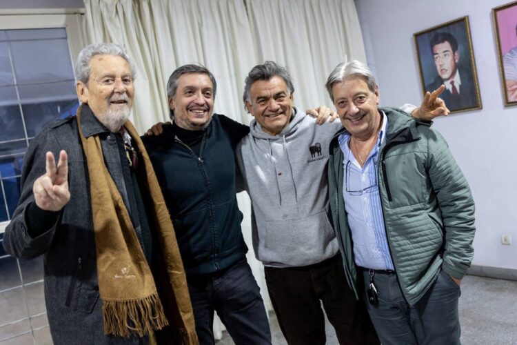 Máximo participó de una peña organizada por Kunkel en Avellaneda