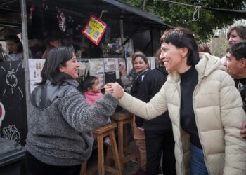 Mayra en la Cañada: “Quiero seguir siendo su intendenta”
