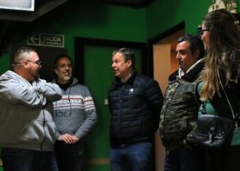 Cascallares visitó el Centro Cultural “Los Bemoles”