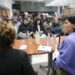 Mayra se reunió con comerciantes y presentó la obra de repavimentación de Andrés Baranda