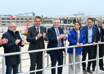 Alberto y Massa compartieron un acto por primera vez desde las PASO