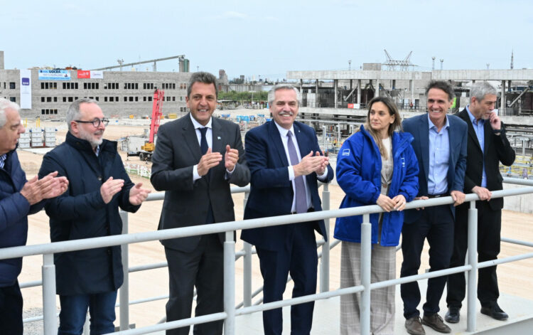 Alberto y Massa compartieron un acto por primera vez desde las PASO