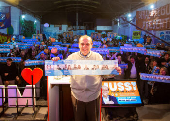 Mussi cerró la campaña con un fuerte pedido para votar la boleta completa de UP