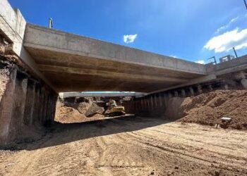 Excavaron el túnel para el viaducto de la rotonda Los Pinos