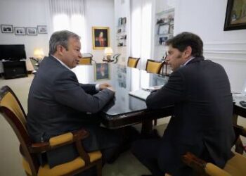 Kicillof recibió a Cascallares y revisaron las obras para el distrito