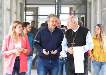 Cascallares y Lugones recorrieron las nuevas instalaciones de la Alcaidía de Burzaco