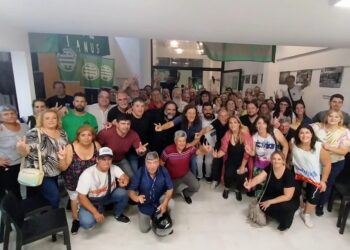 Junto a Baradel, de Isasi y Arévalo, lanzaron la Multisectorial Lanús