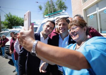 Kicillof y Álvarez lanzaron el Sistema de Emergencia Lanús