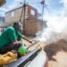 La invasión de mosquitos obligó a una tarea de fumigación masiva
