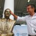El busto de Kirchner eje de fuego cruzado entre el PRO y el Kirchnerismo