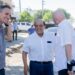 Mussi y Katopodis recorrieron obras en Berazategui