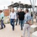 Cascallares y Fagioli visitaron las obras de barrio Kanmar