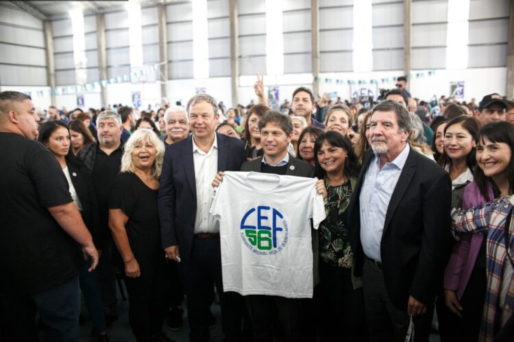 Kicillof en Brown: “Están ajustando a todos, menos a la casta”