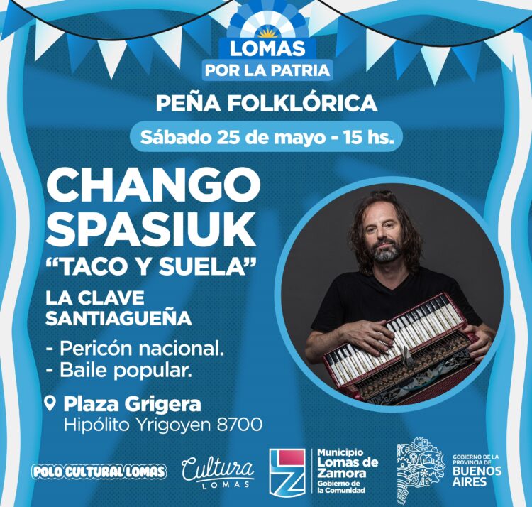 Lomas celebrará el 25 de Mayo con un desfile cívico y peña folclórica