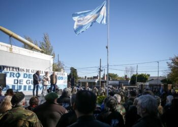 Mayra inauguró un nuevo sector en el Museo de Malvinas
