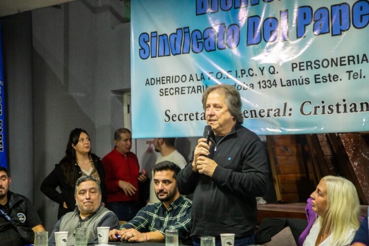 Lanzaron el Frente Político Sindical Eva Perón