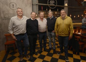 Gray y Zabaleta siguen de recorrida: Se reunieron con empresarios Pymes en Junín