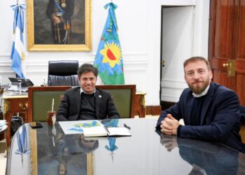 Otermín se reunió con Kicillof y adelantó obras para el municipio