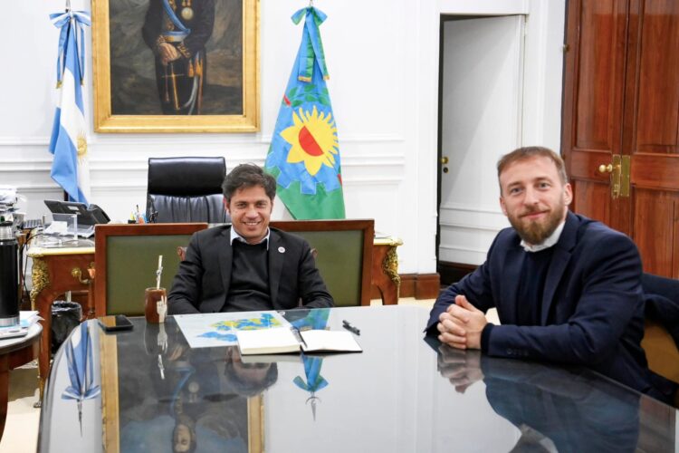 Otermín se reunió con Kicillof y adelantó obras para el municipio