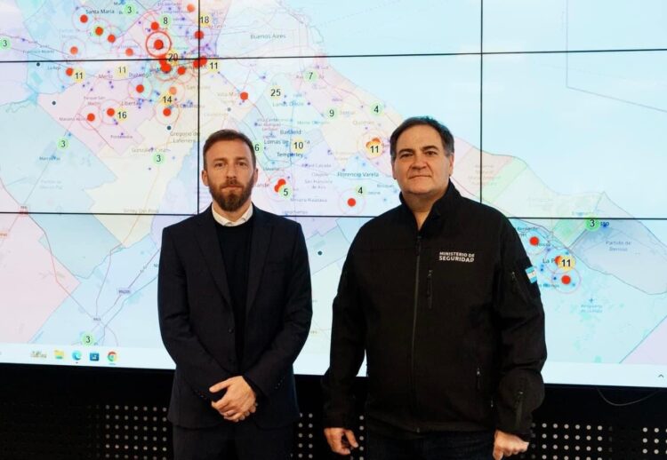 Otermín se reunió con el ministro de Seguridad Alonso