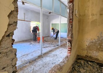 Avanzan las obras del Centro Cívico Municipal Villa España-Plátanos