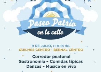 Paseo Patrio en la Calle: Quilmes instalará dos corredores gastronómicos por el día de la Independencia