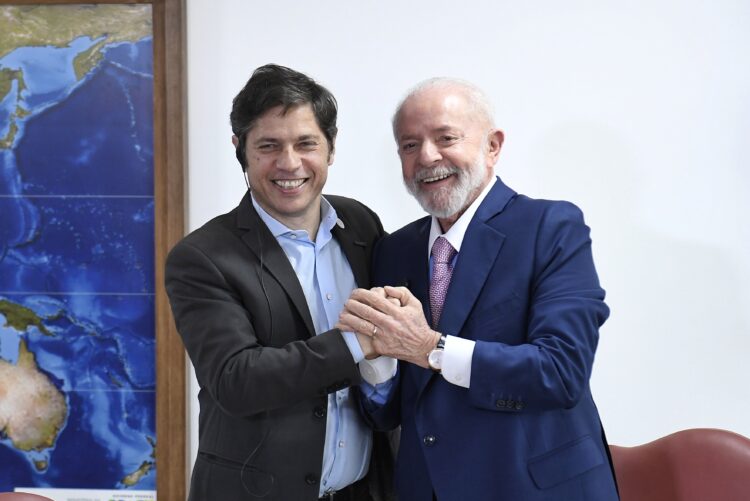 Kicillof se reunió con Lula en Brasil
