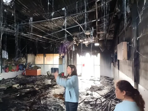 Robaron e incendiaron un jardín de infantes