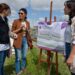 Mayra y Batakis supervisaron obras de 28 viviendas del bario La Odisea