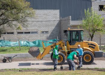 Avanzan las obras en el Parque Central Las Colonias