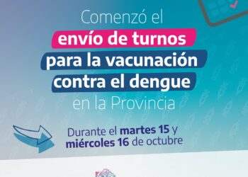 Dengue: Comenzó el envío de turnos para vacunación