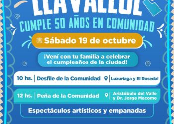 Llavallol celebra sus 50 años con un encuentro para toda la familia