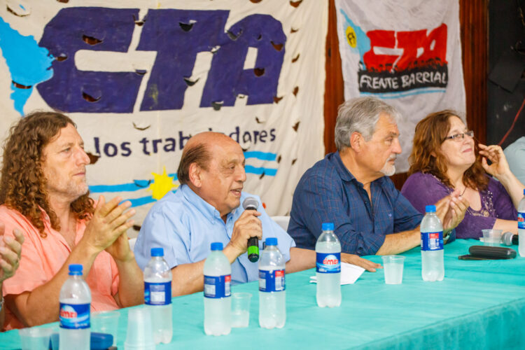 Juan José Mussi se reunió en Berazategui con las dos CTA y llamó a la unidad