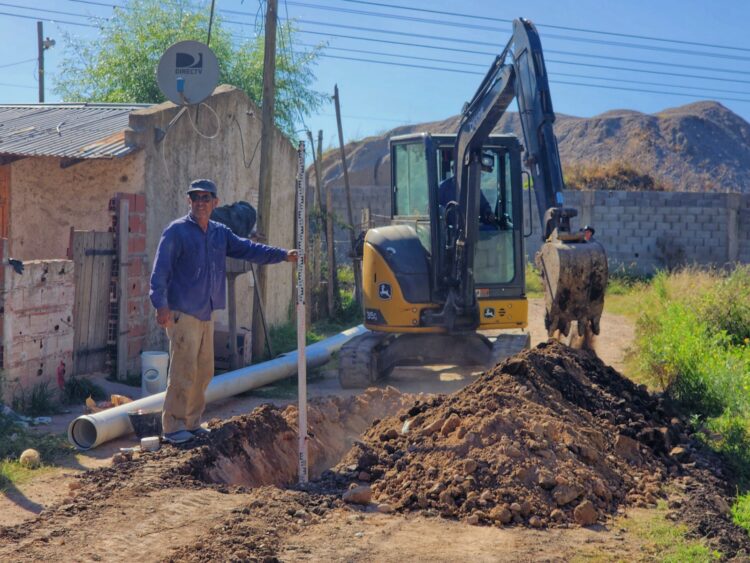Obras de cloacas y desagües pluviales a punto de finalizarse en Berazategui