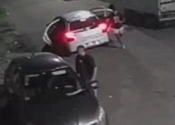policía baleado
