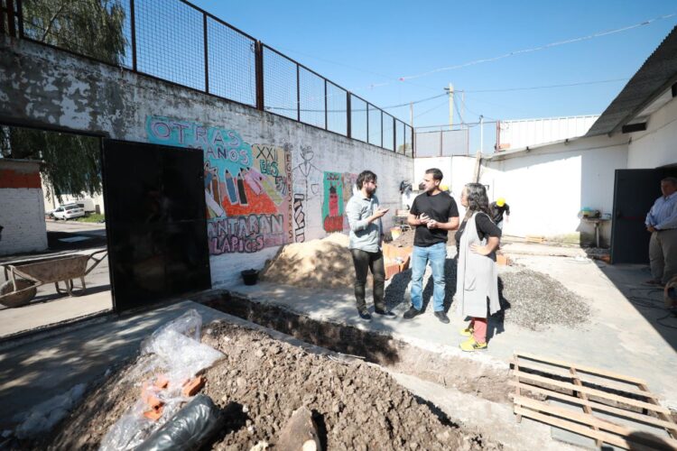 Avanza la obra secundaria N°54 Monte Chingolo