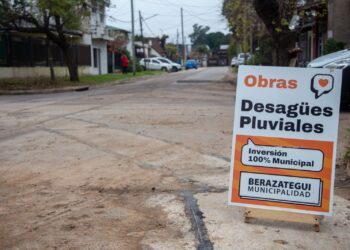 Finalizó la obra de desague pluvial del barrio San Pedro