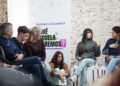 Máximo y Mayra debatieron con alumnos de Magdalena