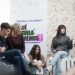 Máximo y Mayra debatieron con alumnos de Magdalena